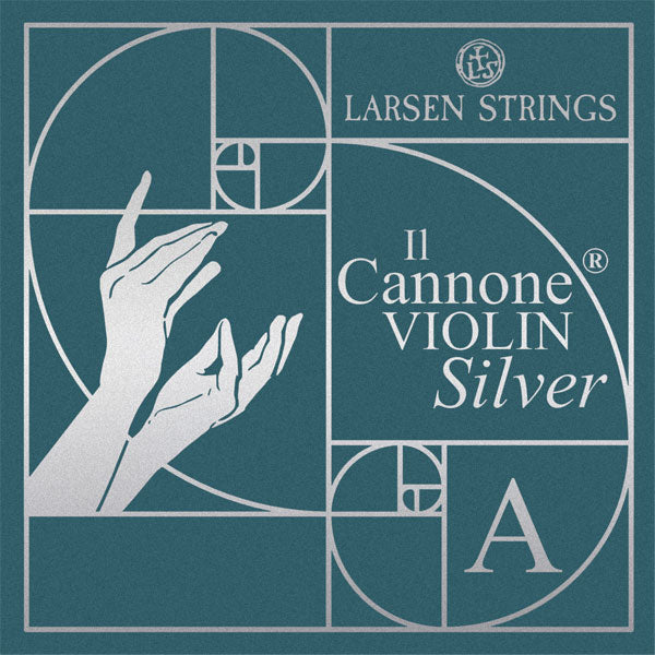 Il Cannone Silver Violin Set
