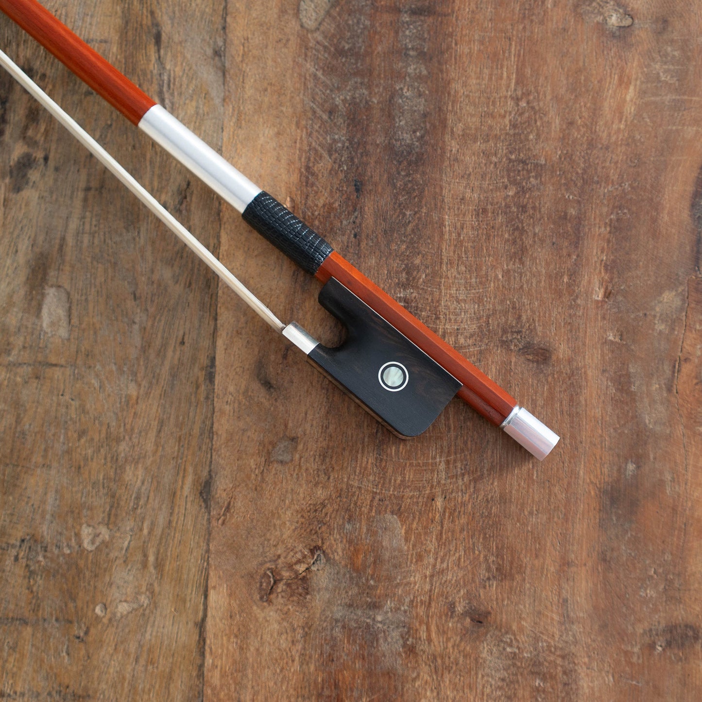 Sartory cello bow, pernambuco wood and silver