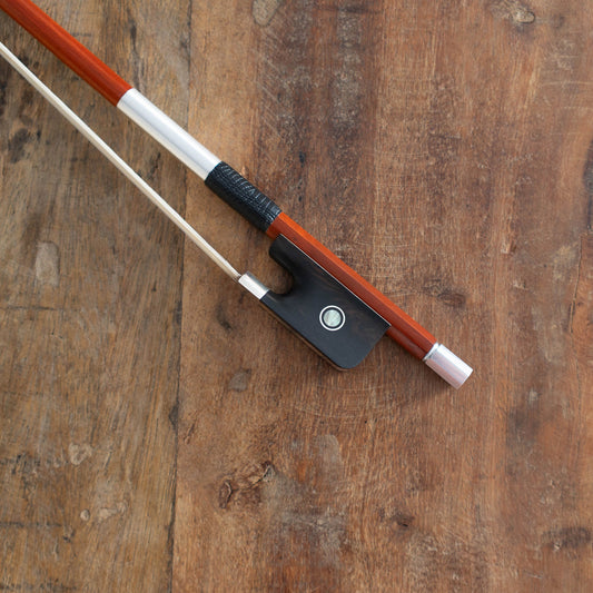 Sartory cello bow, pernambuco wood and silver