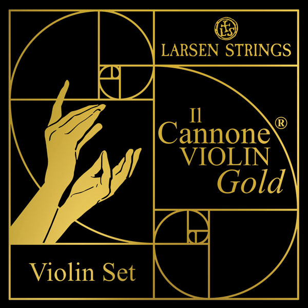 Il Cannone Gold Violin Set