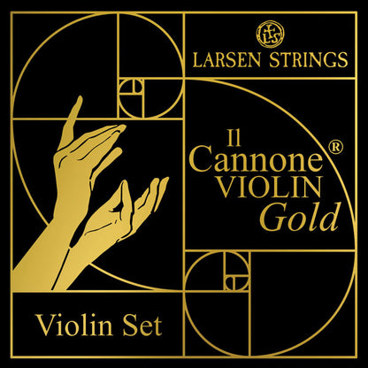 Il Cannone Gold Violin Set