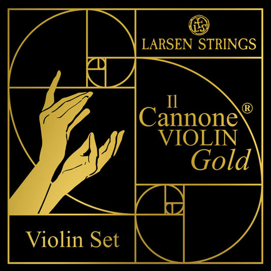 Il Cannone Gold Violin Set