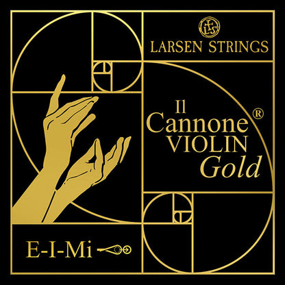 Il Cannone Gold Violin Set