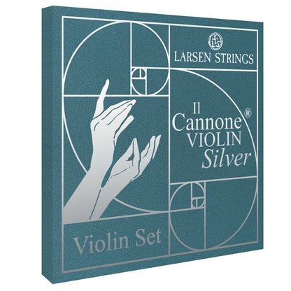 Il Cannone Silver Violin Set